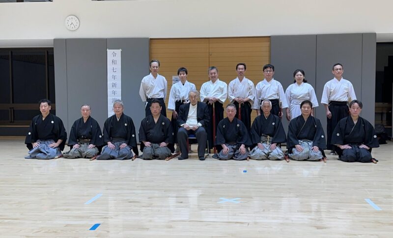 令和7年新陰流正伝上泉会新年演武会