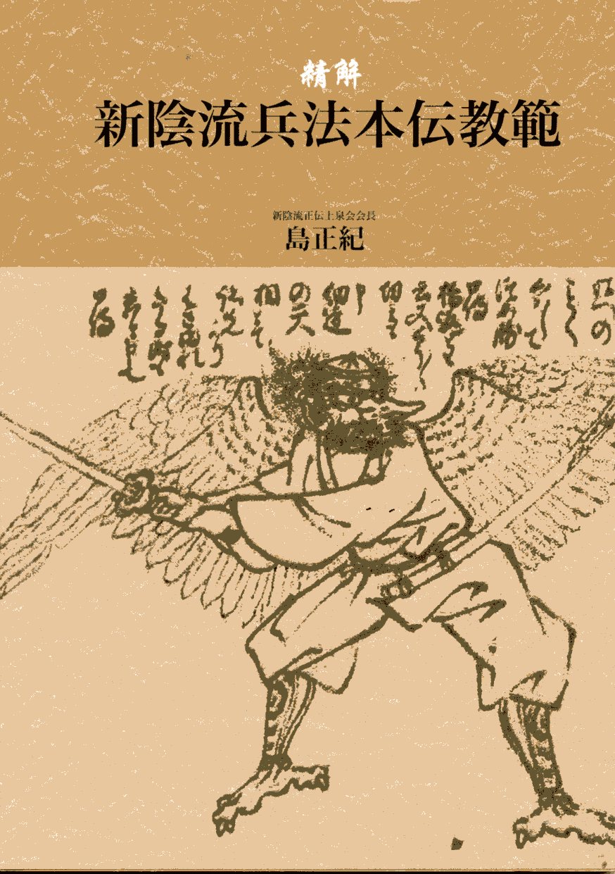 精解 新陰流兵法本伝教範 表紙